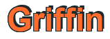 Rendering "Griffin" using Arial Bold