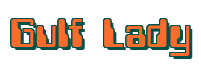 Rendering "Gulf Lady" using Computer Font