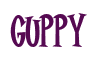 Rendering "Guppy" using Cooper Latin