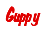 Rendering "Guppy" using Big Nib