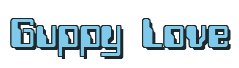 Rendering "Guppy Love" using Computer Font