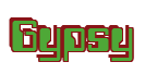 Rendering "Gypsy" using Computer Font