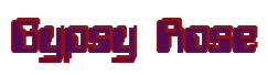 Rendering "Gypsy Rose" using Computer Font