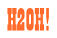 Rendering "H2OH!" using Bill Board
