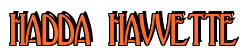 Rendering "HADDA HAVVETTE" using Deco