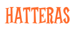 Rendering "HATTERAS" using Cooper Latin