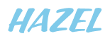Rendering "HAZEL" using Casual Script
