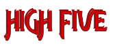 Rendering "HIGH FIVE" using Agatha