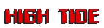 Rendering "HIGH TIDE" using Computer Font