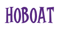 Rendering "HOBOAT" using Cooper Latin