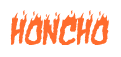Rendering "HONCHO" using Charred BBQ