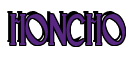 Rendering "HONCHO" using Deco