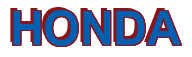Rendering "HONDA" using Arial Bold