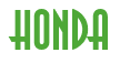 Rendering "HONDA" using Asia