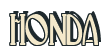 Rendering "HONDA" using Deco