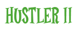 Rendering "HUSTLER II" using Cooper Latin