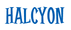 Rendering "Halcyon" using Cooper Latin