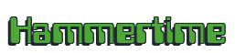 Rendering "Hammertime" using Computer Font