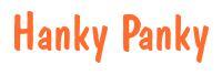 Rendering "Hanky Panky" using Dom Casual