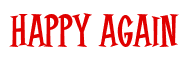 Rendering "Happy Again" using Cooper Latin