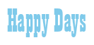 Rendering "Happy Days" using Bill Board