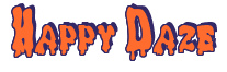 Rendering "Happy Daze" using Drippy Goo