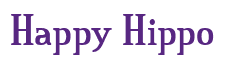 Rendering "Happy Hippo" using Credit River