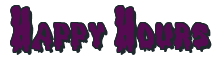 Rendering "Happy Hours" using Drippy Goo