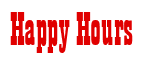 Rendering "Happy Hours" using Bill Board