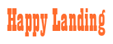 Rendering "Happy Landing" using Bill Board