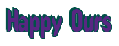Rendering "Happy Ours" using Callimarker