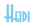 Rendering "Heidi" using Asia
