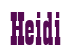 Rendering "Heidi" using Bill Board