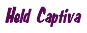 Rendering "Held Captiva" using Big Nib