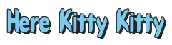 Rendering "Here Kitty Kitty" using Callimarker