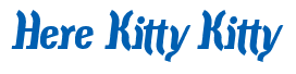 Rendering "Here Kitty Kitty" using Color Bar