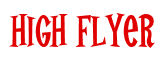 Rendering "High Flyer" using Cooper Latin