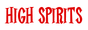 Rendering "High Spirits" using Cooper Latin