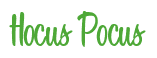 Rendering "Hocus Pocus" using Bean Sprout