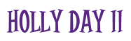 Rendering "Holly Day II" using Cooper Latin