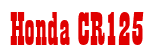 Rendering "Honda CR125" using Bill Board