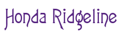 Rendering "Honda Ridgeline" using Agatha