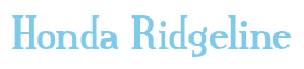 Rendering "Honda Ridgeline" using Credit River