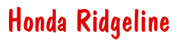 Rendering "Honda Ridgeline" using Dom Casual