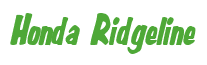 Rendering "Honda Ridgeline" using Big Nib