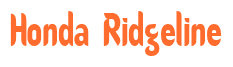 Rendering "Honda Ridgeline" using Callimarker