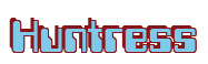 Rendering "Huntress" using Computer Font