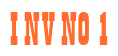 Rendering "I N V NO 1" using Bill Board