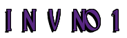 Rendering "I N V NO 1" using Deco