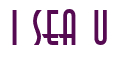 Rendering "I SEA U" using Anastasia